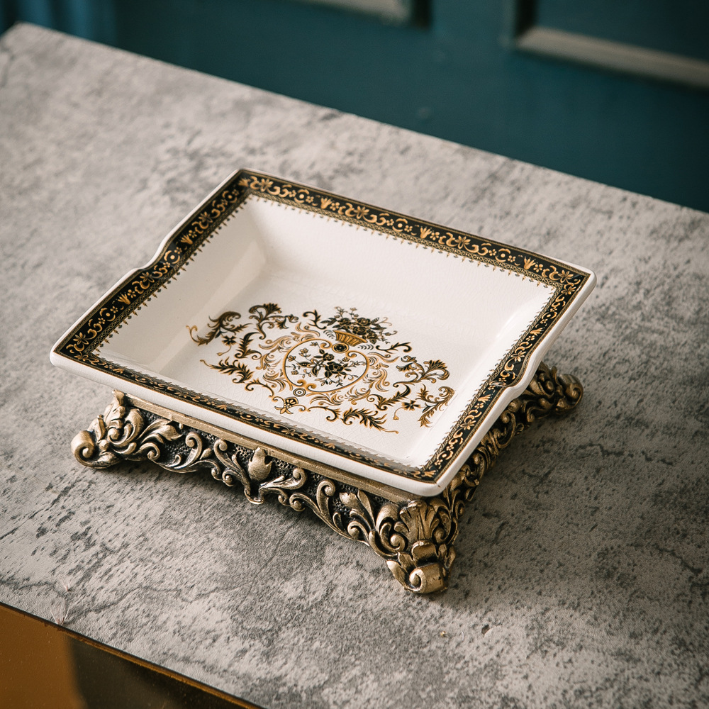 American Style Hand-Painted Cigar Ashtray