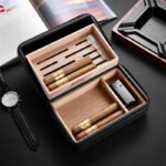 Cowhide Cedar Cigar Humidor