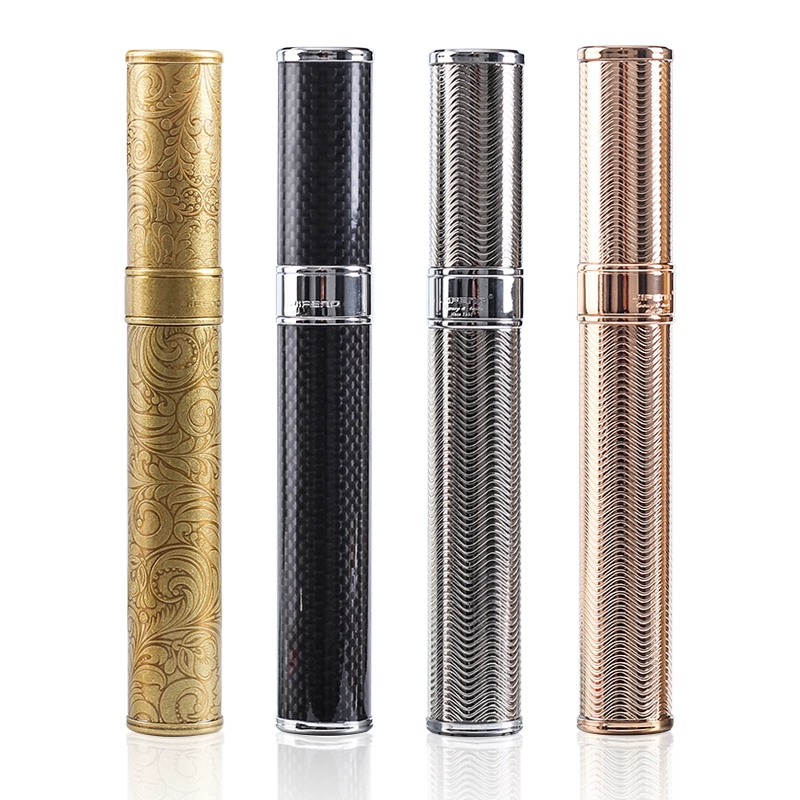 Customizable Metal Embossed Engraved Cigar Tubes