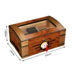 Cigar Large Capacity Cedar Wood Humidor