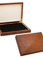 Portable Leather Cigar Box