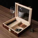 Vintage Cedar Wood Humidor