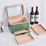 Personalized Drawer-Style Cigar Humidor