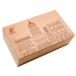 Cedar Wood Tabletop Cigar Box