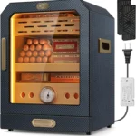 Tabletop Electric Cigar Humidor with Lighting Control