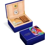 Stained Cedar Wood Cigar Humidor