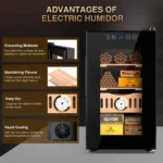 25l Electric Modern Cigar Humidor Cabinet