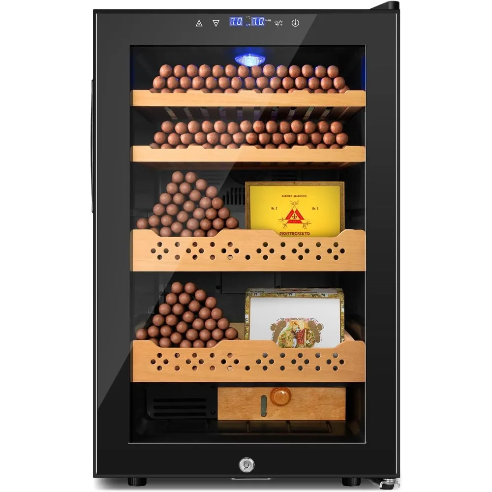 Electric Cigar Humidor with Digital LED Screen