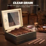 Cigar Humidor With Glass Top