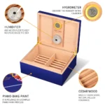 Stained Cedar Wood Cigar Humidor