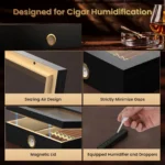 Handmade Wooden Cigar Humidor Desktop