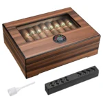 Cedar Wood Cigar Box With Divider