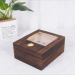 Elegant Wooden Cigar Humidor